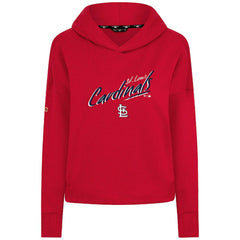 St. Louis Cardinals Levelwear Women's Sweet Sizzle Tri-Blend Hoodie Red