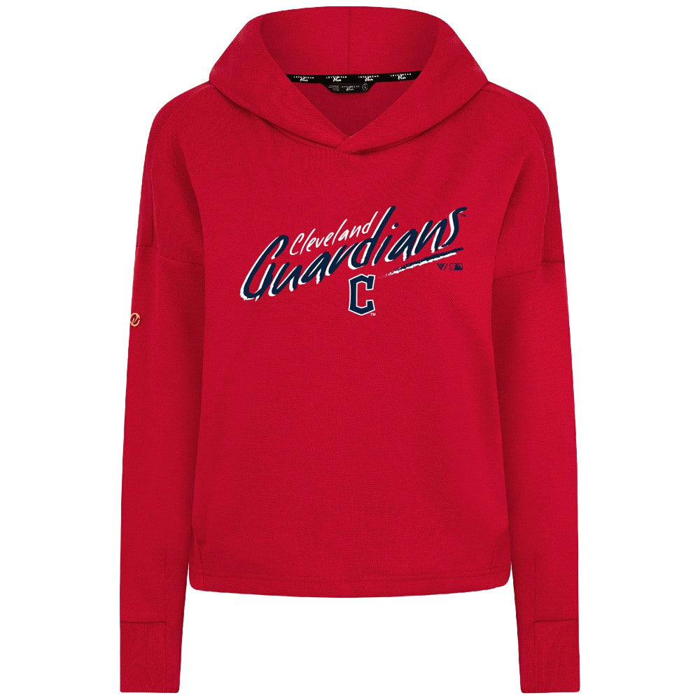 Cleveland Guardians Levelwear Women's Sweet Sizzle Tri-Blend Hoodie Red