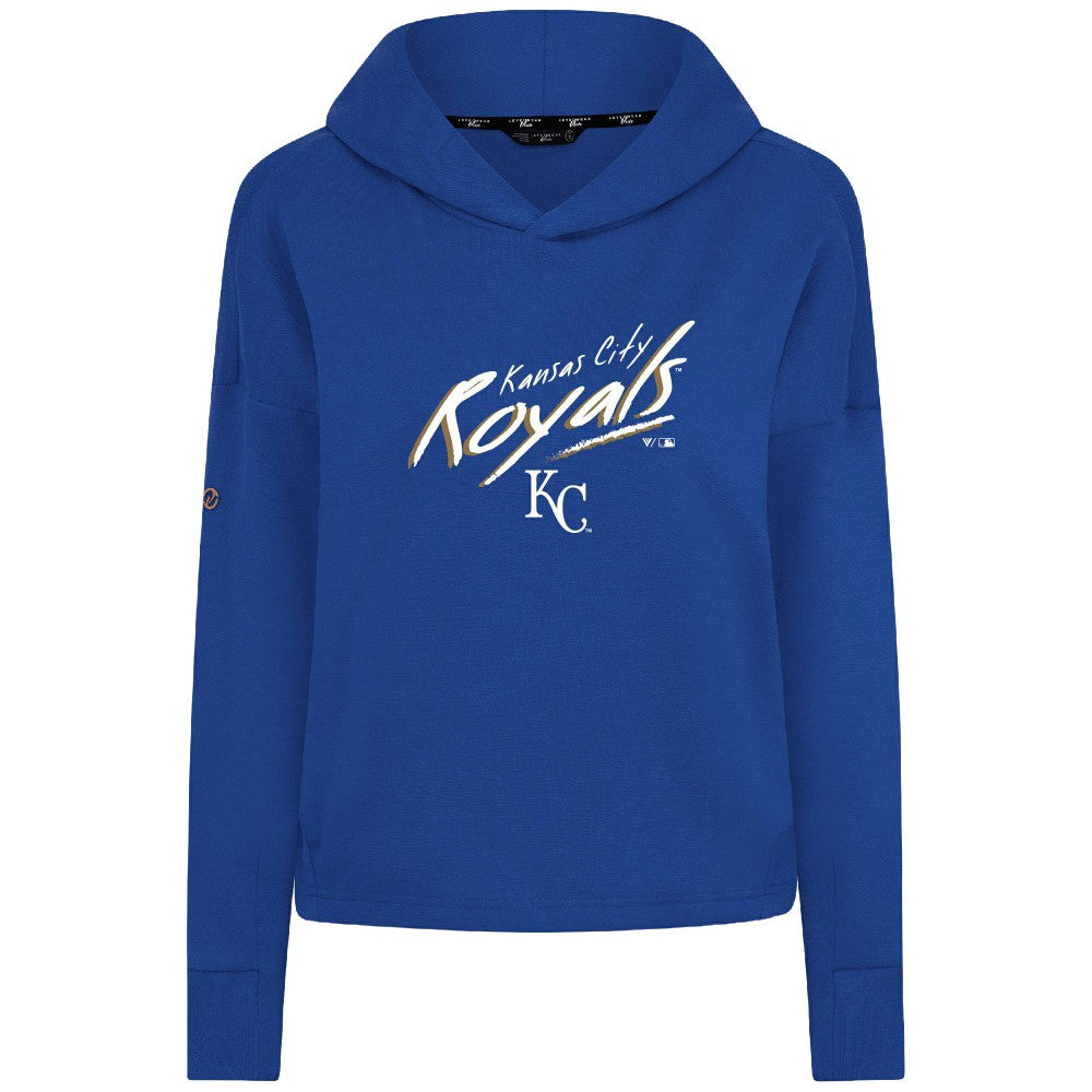 Kansas City Royals Levelwear Women's Sweet Sizzle Tri-Blend Hoodie Royal