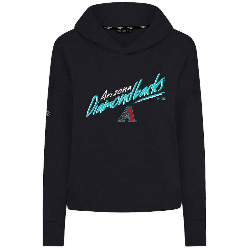 Arizona Diamondbacks Levelwear Women's Sweet Sizzle Tri-Blend Hoodie Black
