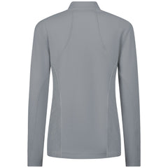 Miami Marlins Levelwear Women's Upright Insignia 2.0 Quarter-Zip Tri-Blend Top Gray