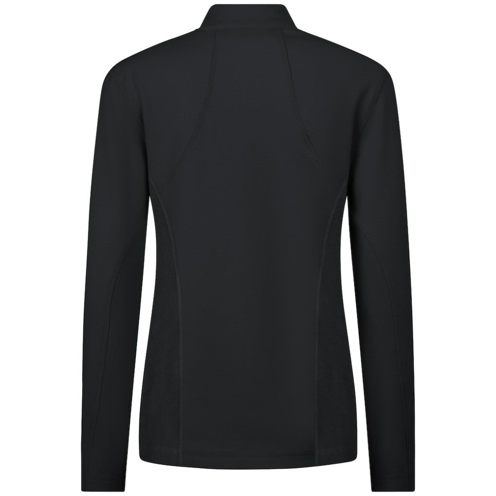 St. Louis Cardinals Levelwear Women's Upright Insignia 2.0 Quarter-Zip Tri-Blend Top Black