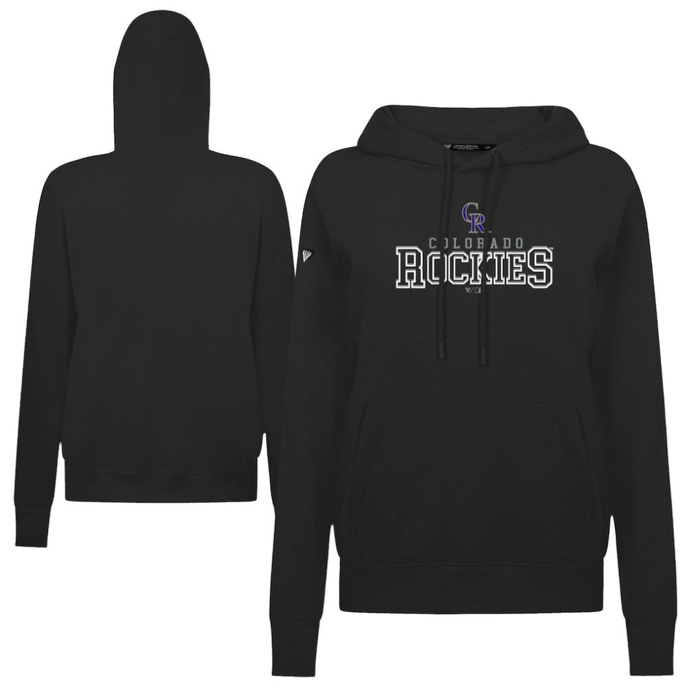 Colorado Rockies Levelwear Women's Adorn Journey Hoodie Black
