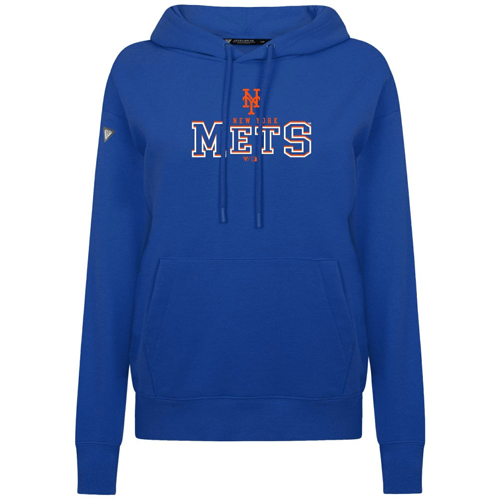 New York Mets Levelwear Women's Adorn Journey Hoodie Royal