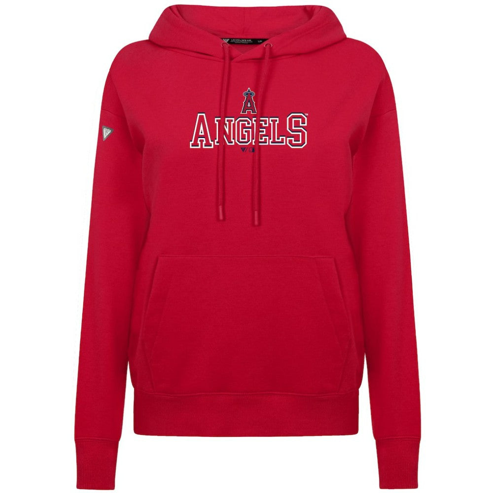 Los Angeles Angels Levelwear Women's Adorn Journey Hoodie Red