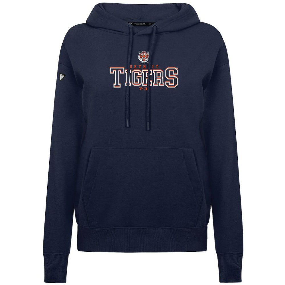 Detroit Tigers Levelwear Women's Adorn Journey Hoodie Navy