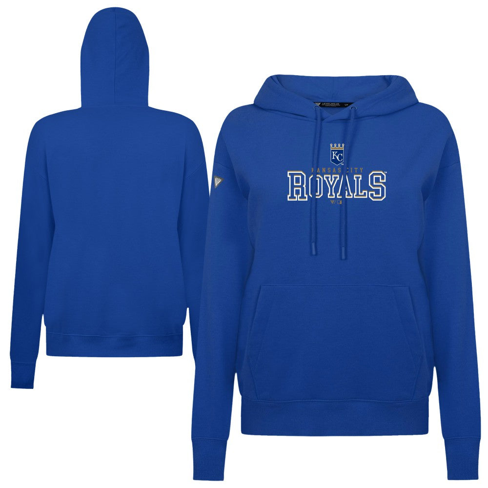 Kansas City Royals Levelwear Women's Adorn Journey Hoodie Royal