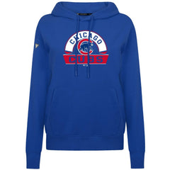 Chicago Cubs Levelwear Women's Adorn Banner Arch Hoodie Royal
