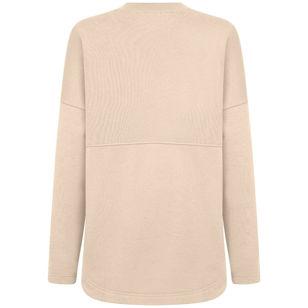 Washington Nationals Levelwear Women's Oversized Beaudry Sizzle Top Khaki