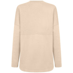Washington Nationals Levelwear Women's Oversized Beaudry Sizzle Top Khaki