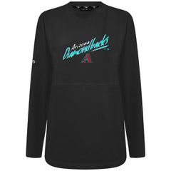 Arizona Diamondbacks Levelwear Women's Oversized Beaudry Sizzle Top Black