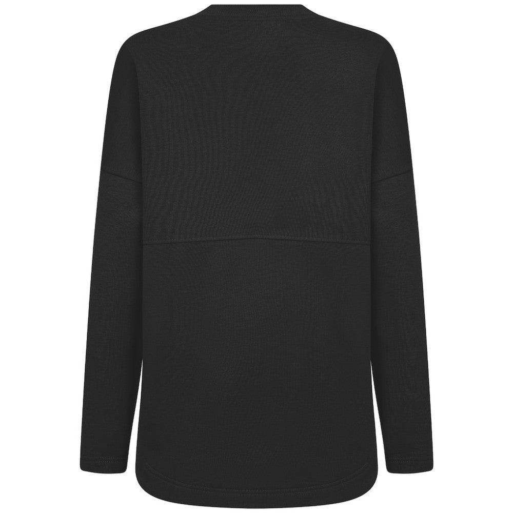 Colorado Rockies Levelwear Women's Oversized Beaudry Sizzle Top Black