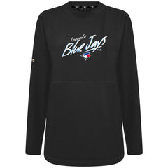 Toronto Blue Jays Levelwear Women's Oversized Beaudry Sizzle Top Black