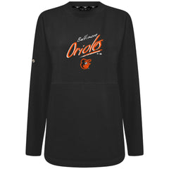 Baltimore Orioles Levelwear Women's Oversized Beaudry Sizzle Top Black