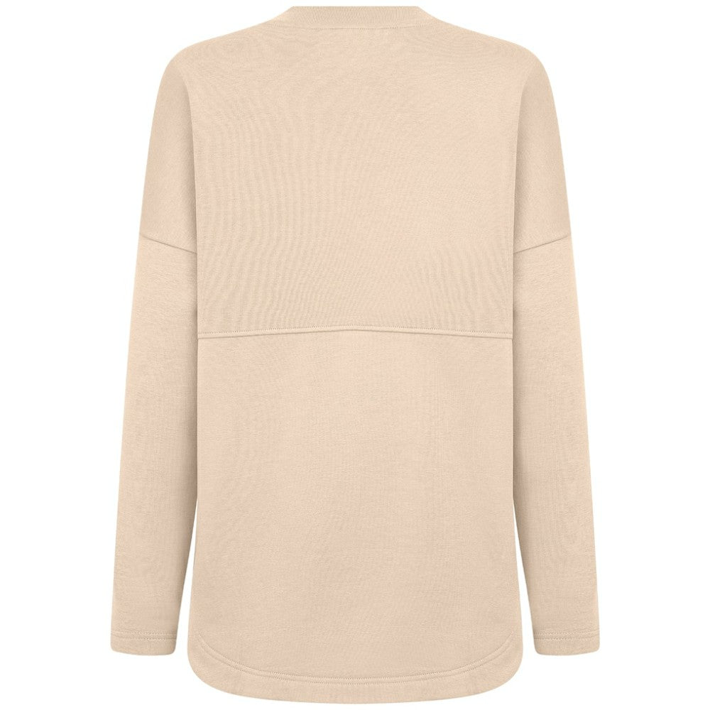 Detroit Tigers Levelwear Women's Oversized Beaudry Sizzle Top Khaki