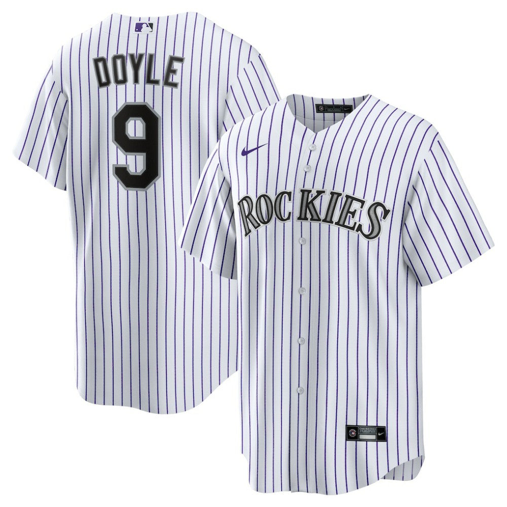 Brenton Doyle Colorado Rockies  Youth Home Replica Jersey White