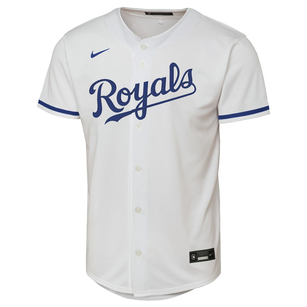 Salvador Perez Kansas City Royals  Youth Home Replica Jersey White