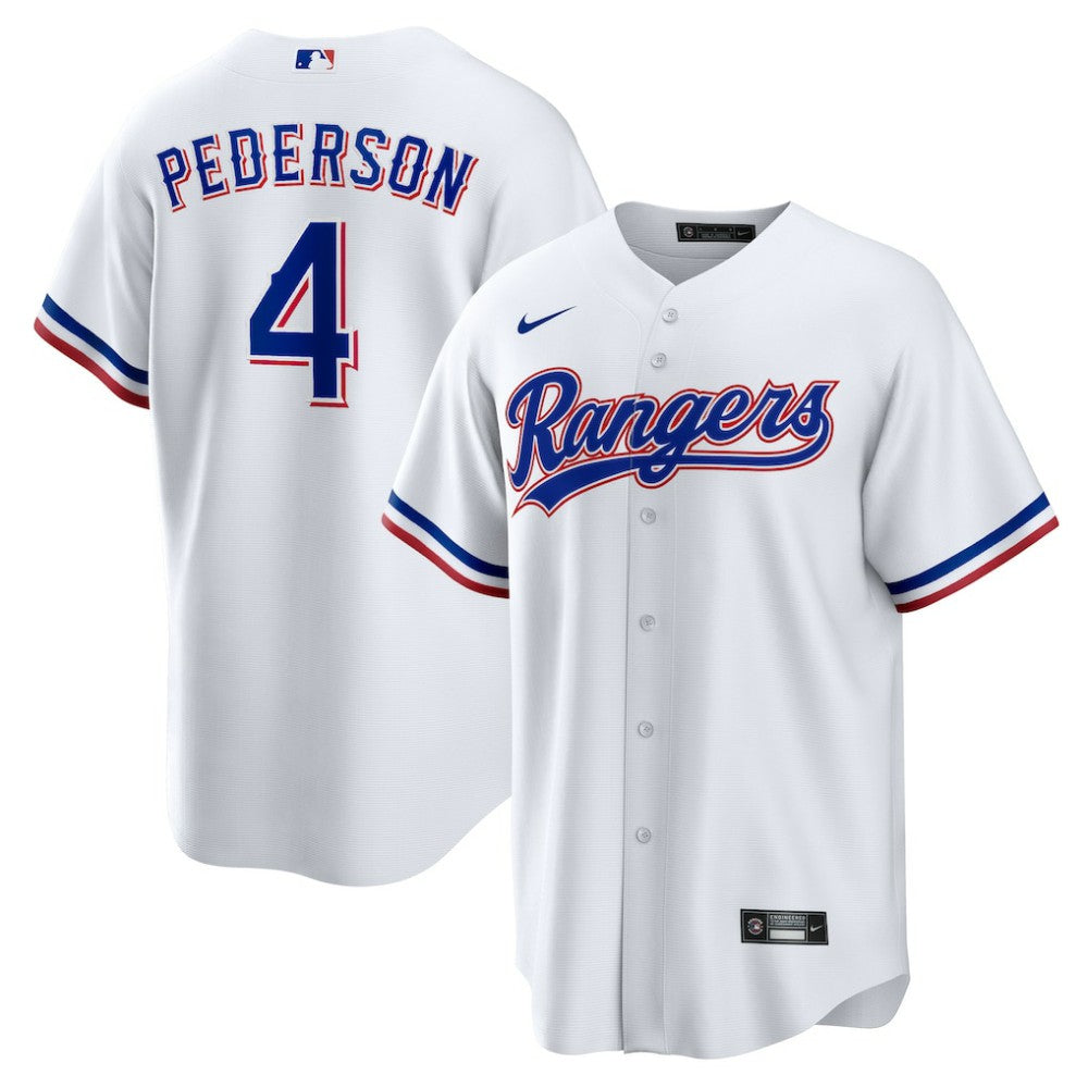 Joc Pederson Texas Rangers  Youth Home Replica Jersey White