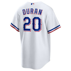 Ezequiel Duran Texas Rangers  Youth Home Replica Jersey White