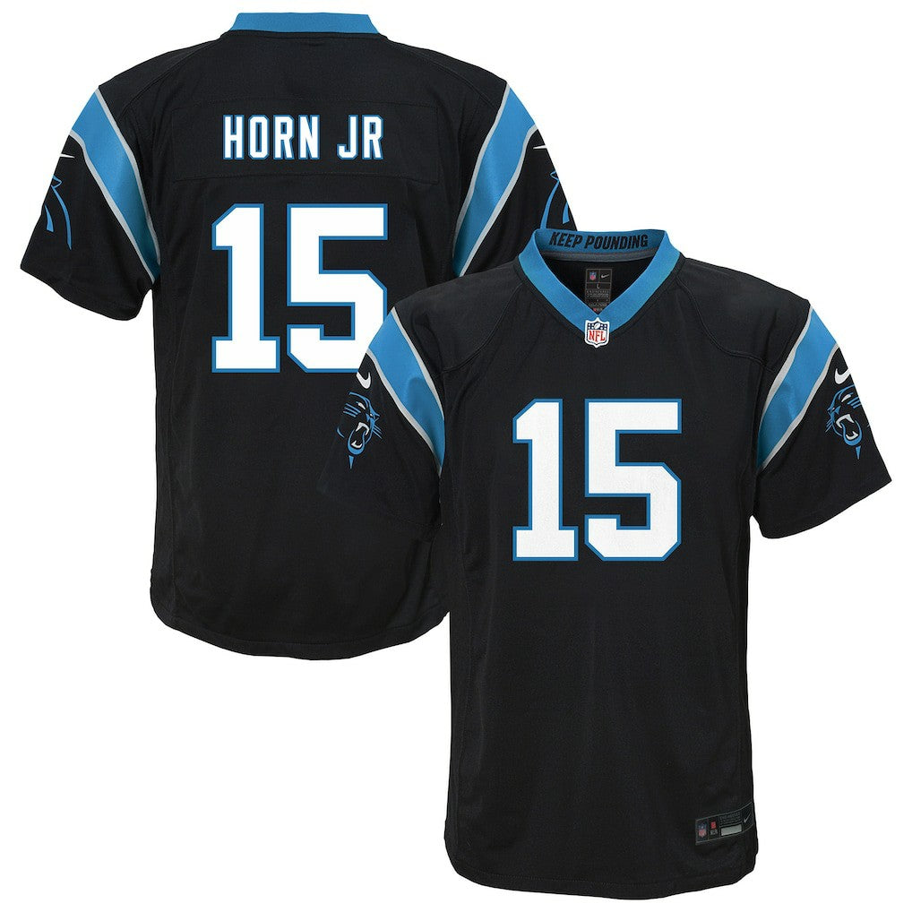 Jimmy Horn Jr. Carolina Panthers Youth Team Game Jersey - Black for sale
