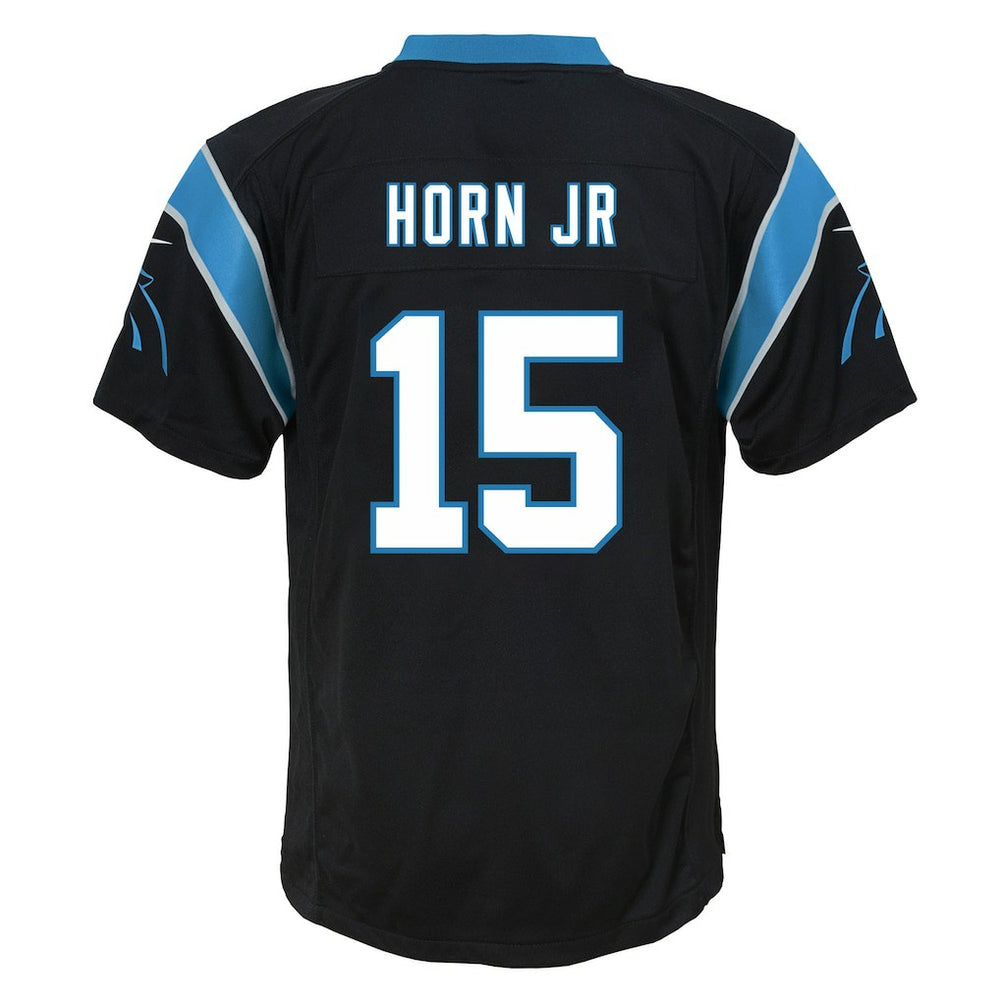 Jimmy Horn Jr. Carolina Panthers Youth Team Game Jersey - Black for sale