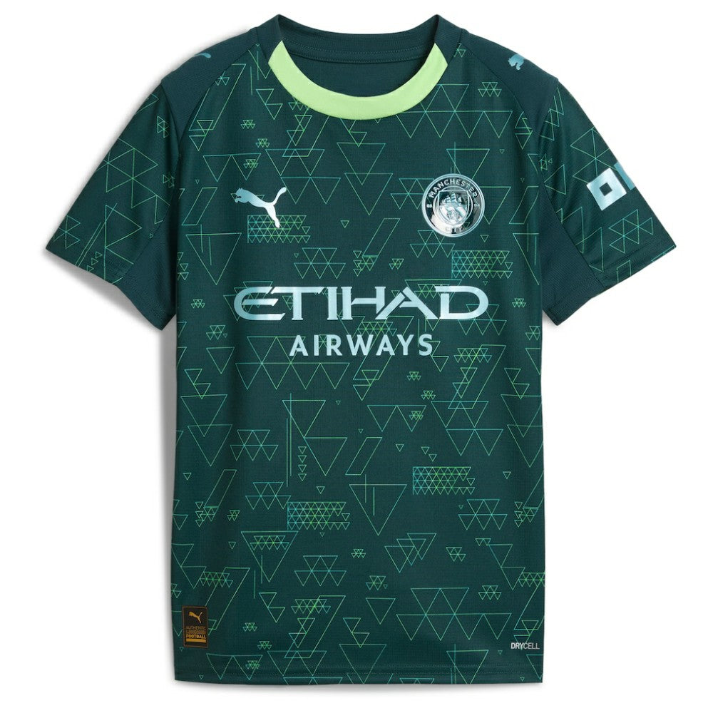 Erling Haaland Manchester City x EA SPORTS FC Youth 2025/26 Fourth Jersey - Green outlet