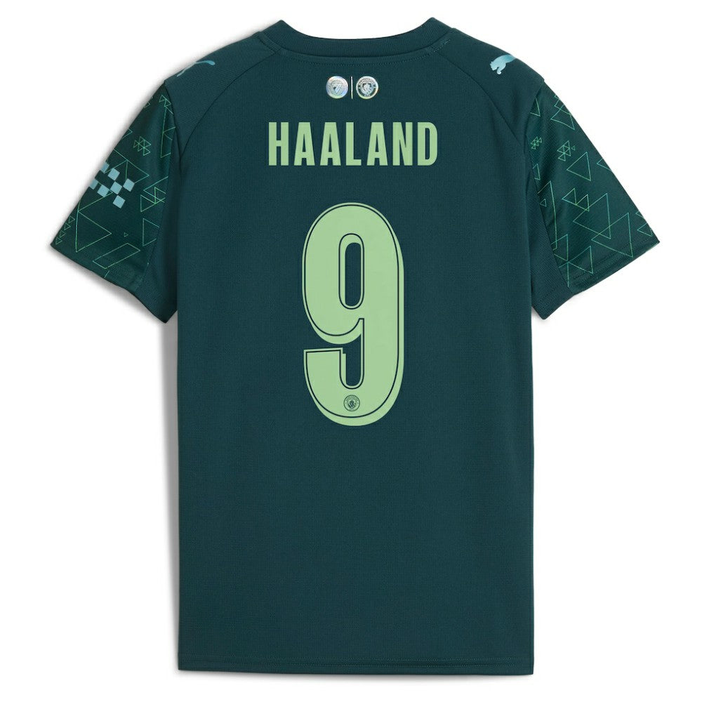 Erling Haaland Manchester City x EA SPORTS FC Youth 2025/26 Fourth Jersey - Green outlet