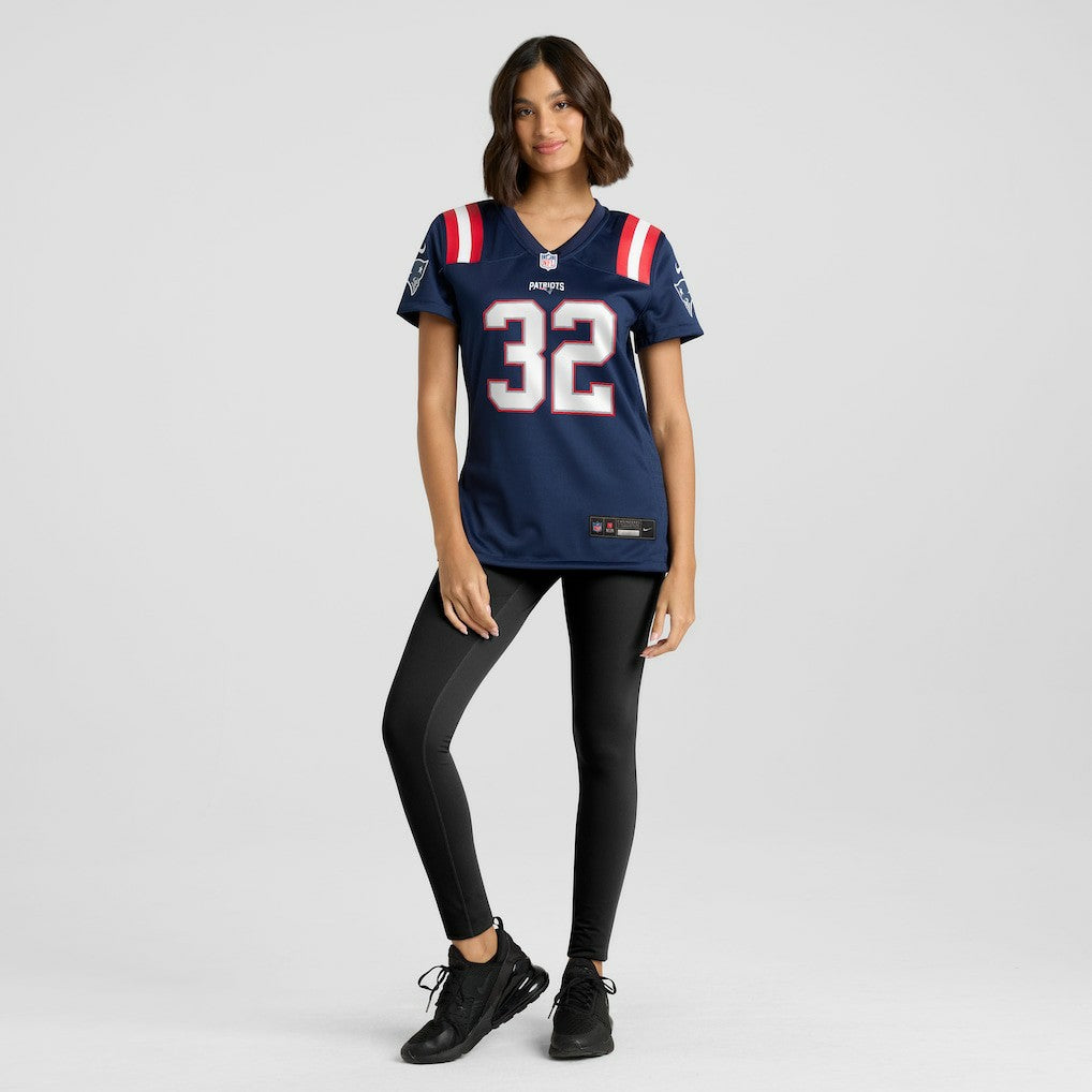 TreVeyon Henderson New England Patriots Women's Game Jersey - Navy sale