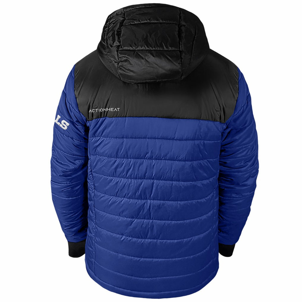 Buffalo Bills ActionHeat 5V Battery Heated Colorblock Full-Zip Puffer Jacket - Black/Royal discount