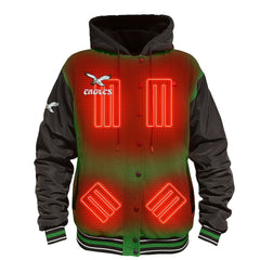 Philadelphia Eagles ActionHeat 5V Battery Heated Full-Snap Varsity Jacket - Kelly Green/Black online