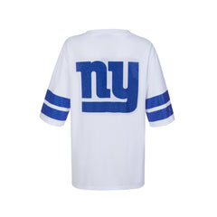 New York Giants Cuce Women's Rhinestone V-Neck Tunic - White sale