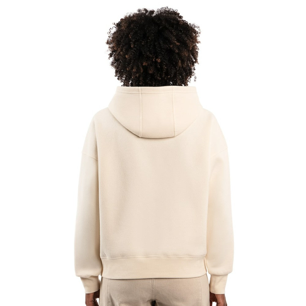 Colorado Avalanche Starter Women's Rhinestone Relaxed Hoodie - Cream Hoodies