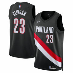 Donovan Clingan Portland Trail Blazers Unisex Swingman Jersey - Icon Edition - Black online
