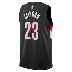 Donovan Clingan Portland Trail Blazers Unisex Swingman Jersey - Icon Edition - Black online
