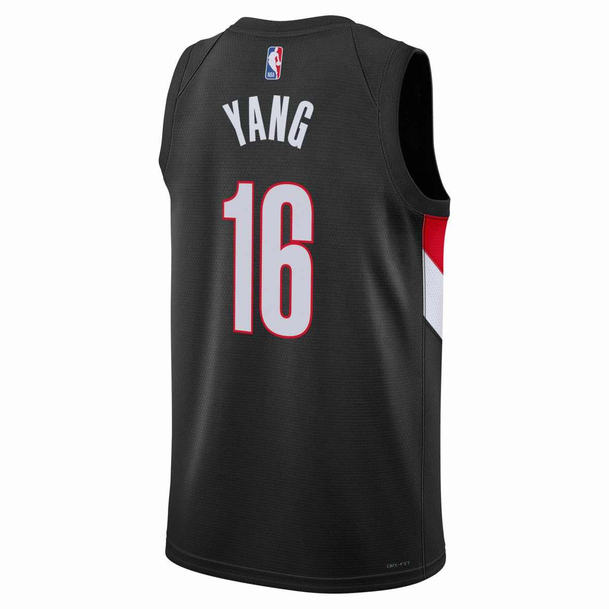 Yang Hansen Portland Trail Blazers Unisex Swingman Jersey - Icon Edition - Black shop