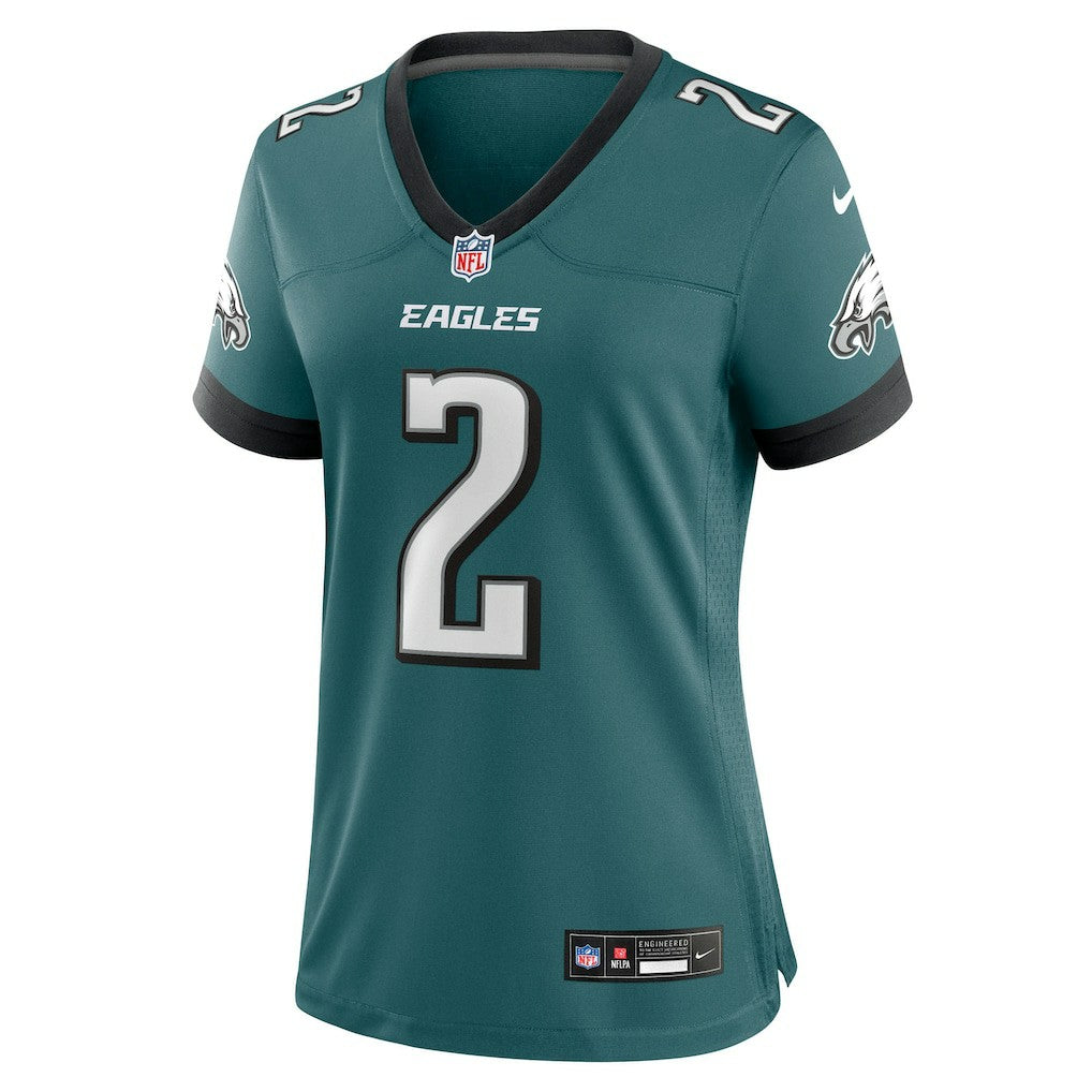 Jahan Dotson Philadelphia Eagles Women's Team Game Jersey - Midnight Green online