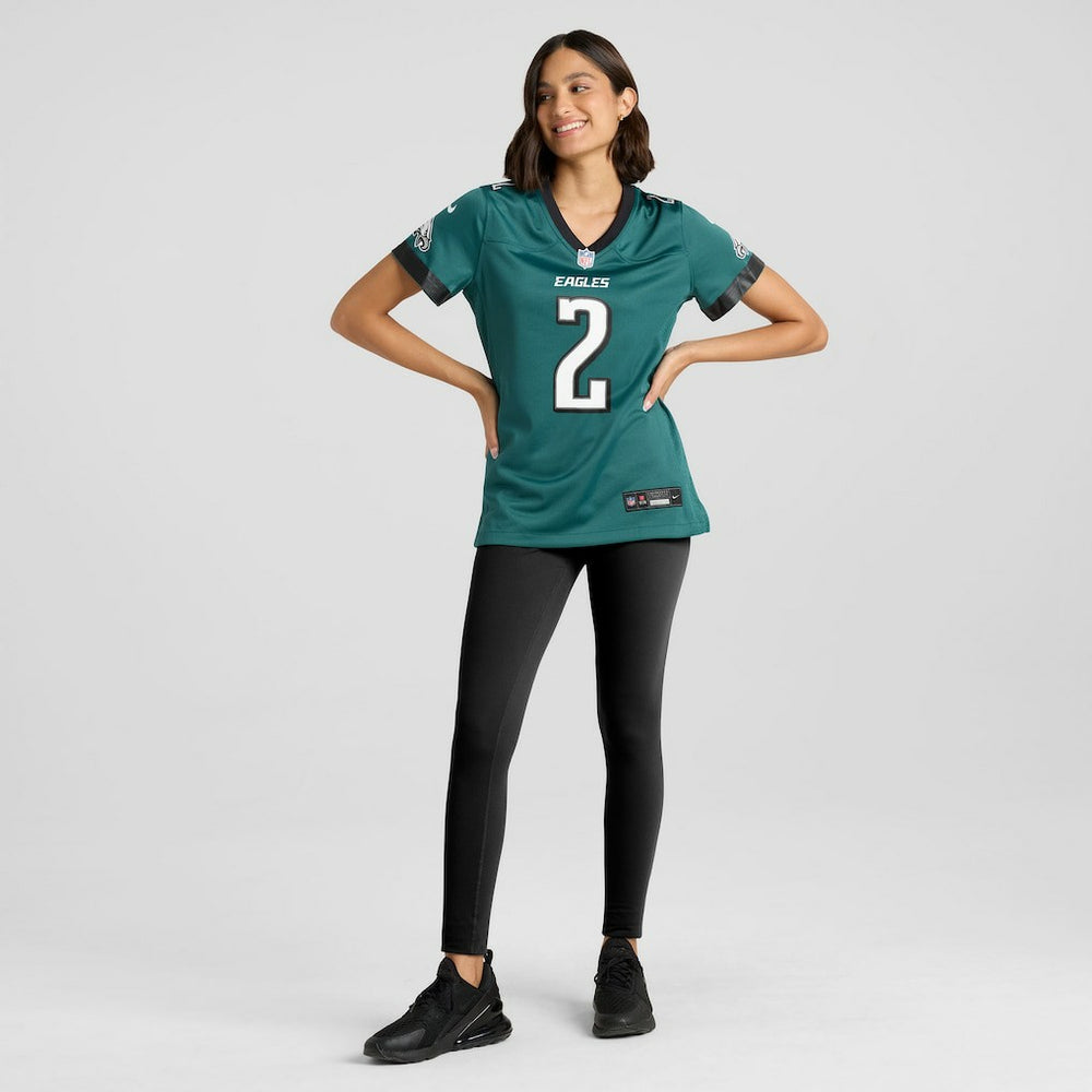 Jahan Dotson Philadelphia Eagles Women's Team Game Jersey - Midnight Green online