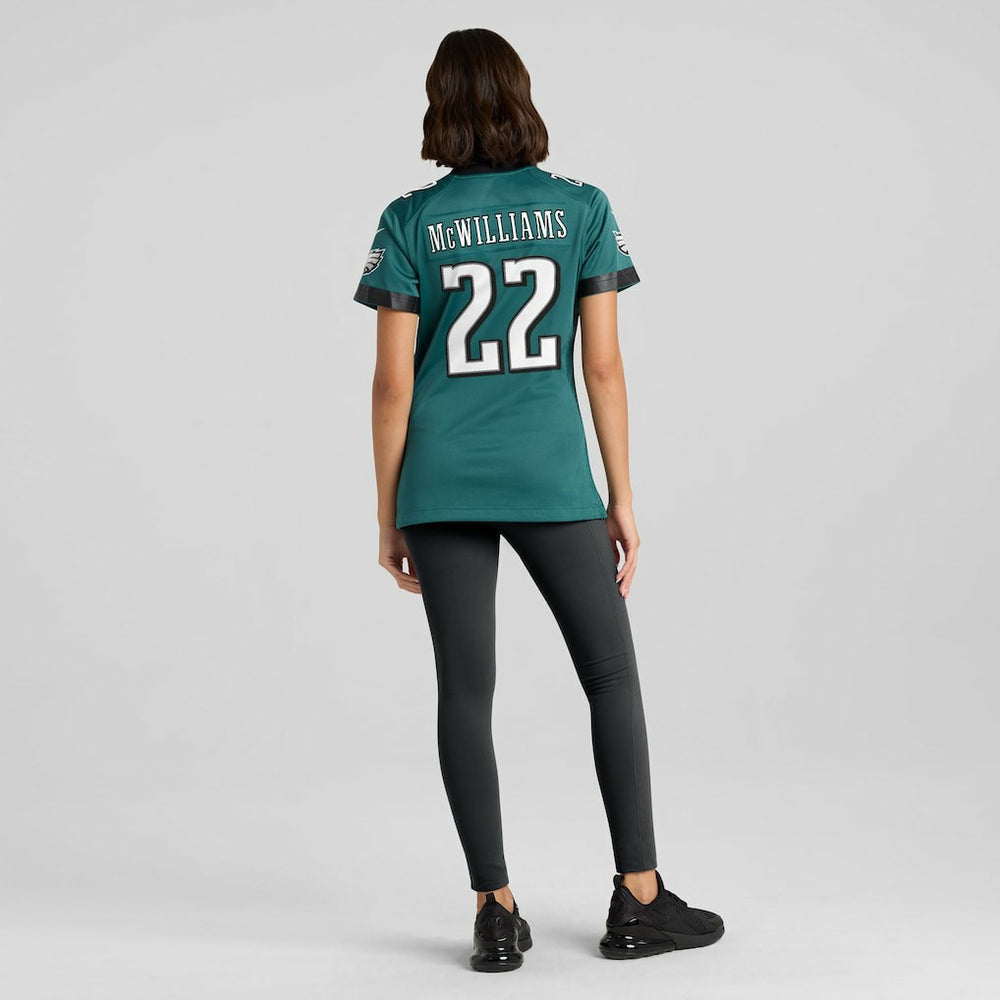 Mac McWilliams Philadelphia Eagles Women's Team Game Jersey - Midnight Green outlet