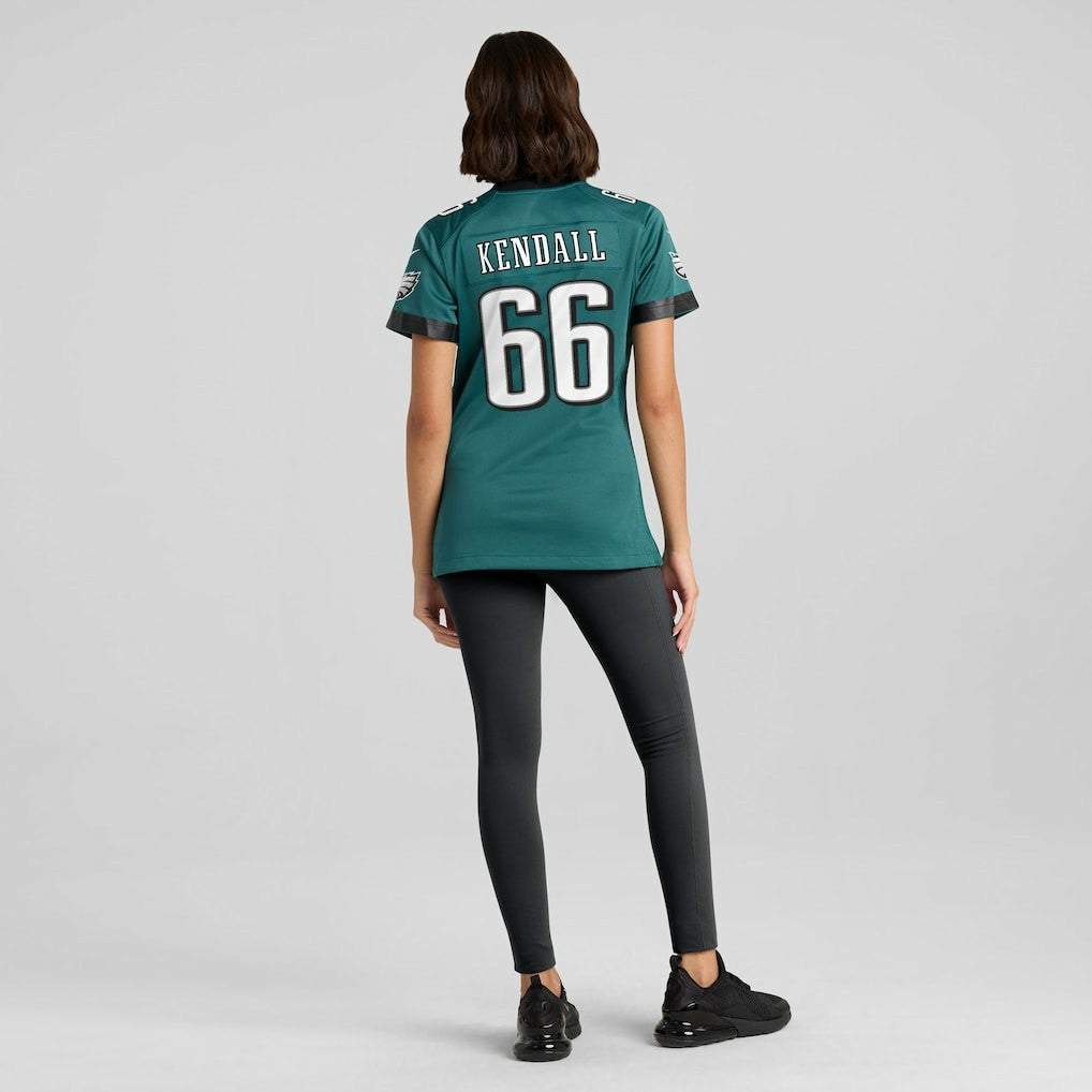 Drew Kendall Philadelphia Eagles Women's Team Game Jersey - Midnight Green sale