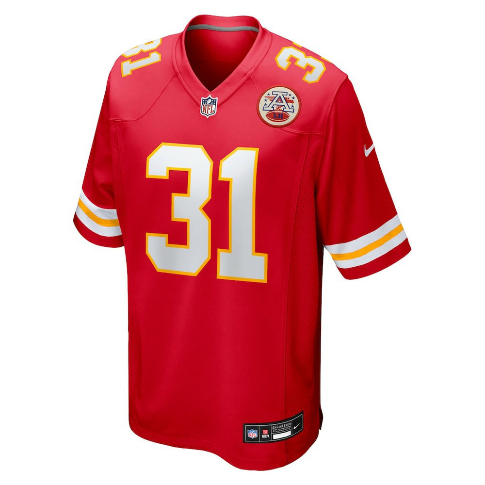 Jeffrey Bassa Kansas City Chiefs Team Game Jersey - Red cheap