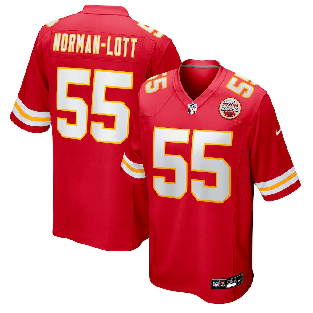 Omarr Norman-Lott Kansas City Chiefs Team Game Jersey - Red discount