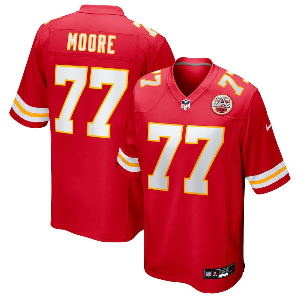 Jaylon Moore Kansas City Chiefs Team Game Jersey - Red on sale