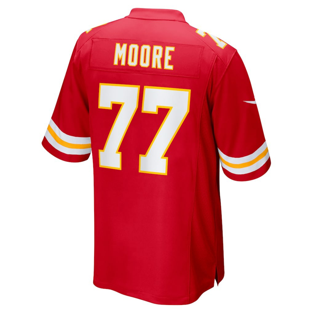 Jaylon Moore Kansas City Chiefs Team Game Jersey - Red on sale
