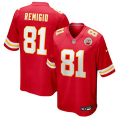 Nikko Remigio Kansas City Chiefs Team Game Jersey - Red cheap