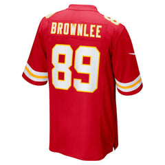 Jason Brownlee Kansas City Chiefs Team Game Jersey - Red for sale
