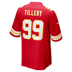 Jerry Tillery Kansas City Chiefs Team Game Jersey - Red cheap