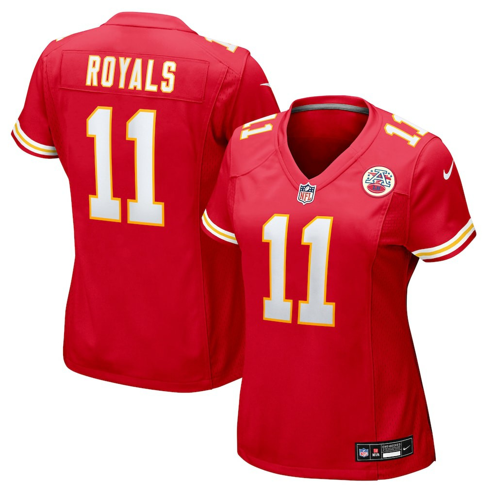Jalen Royals Kansas City Chiefs Women's Team Game Jersey - Red discount
