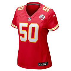 Brandon George Kansas City Chiefs Women's Team Game Jersey - Red sale