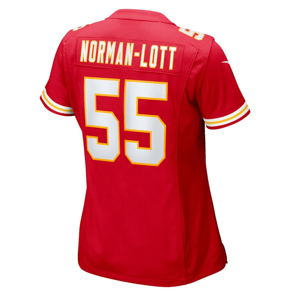 Omarr Norman-Lott Kansas City Chiefs Women's Team Game Jersey - Red for sale