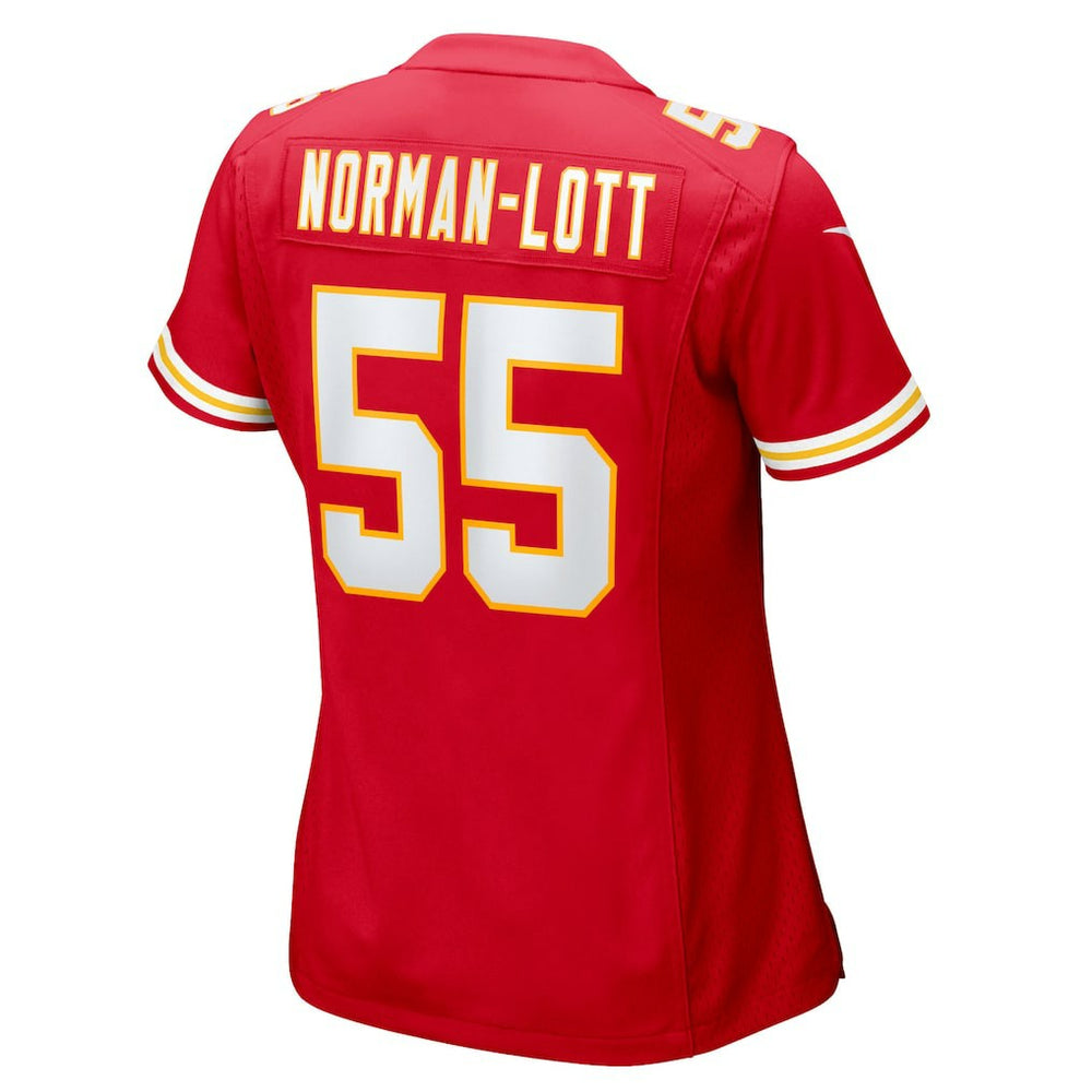 Omarr Norman-Lott Kansas City Chiefs Women's Team Game Jersey - Red for sale